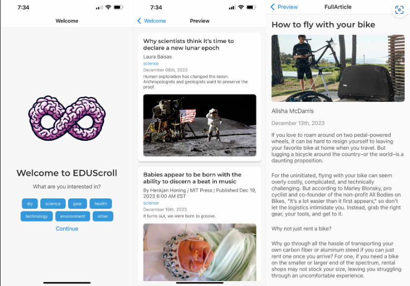 EduSCROLL Platform
